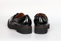 Moccassins Femme Fugitive Cycluz Vernis Noir