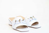 Mules Femme Qootum 13420 Monaco Blanc