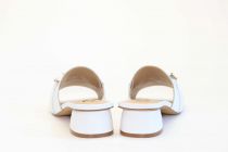 Mules Femme Qootum 13420 Monaco Blanc