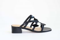 Mules Femme Qootum 13730 Monaco Noir