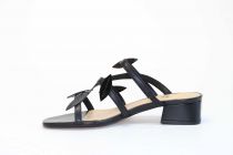 Mules Femme Qootum 13730 Monaco Noir