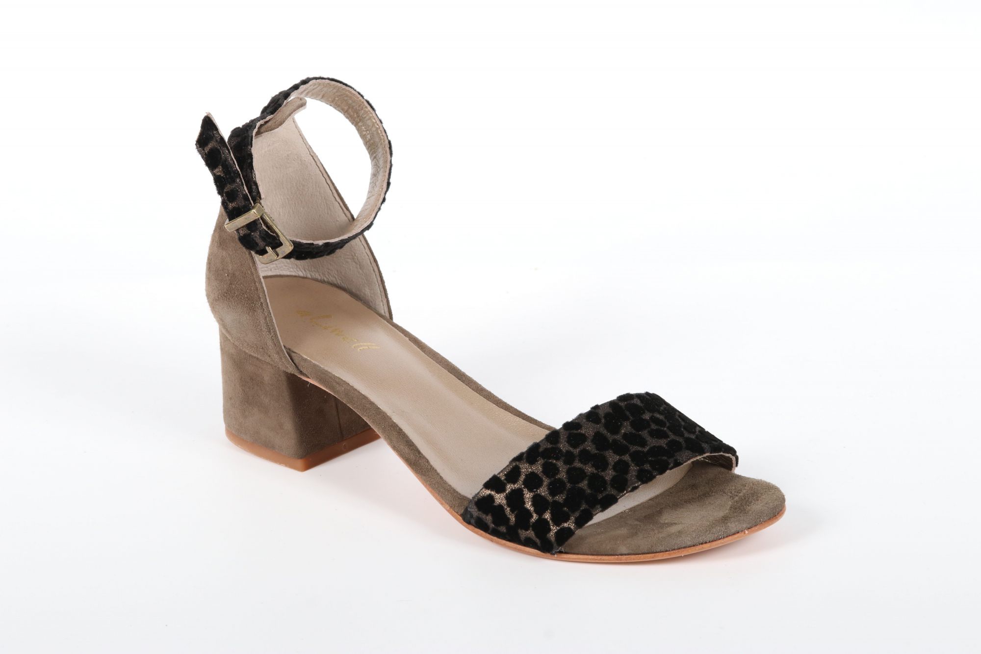 Sandales talon femme Aliwell Camos Leo M talilise Camos Kaki