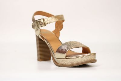 Sandales � Talon Femme Mamz\'elle Jain Metalic Platine