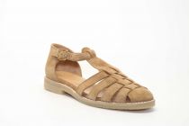 Sandales Femme Aliwell Murano Cuir Camos Terre