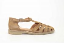 Sandales Femme Aliwell Murano Cuir Camos Terre