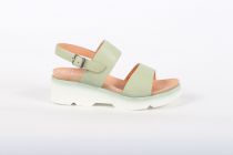 Sandales Femme Felmini D026 Anilina Qatar (cuir délavé vert kaki clair)