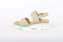 Sandales Femme Felmini D026 Anilina Qatar (cuir délavé vert kaki clair)