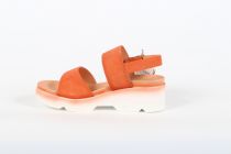 Sandales Femme Felmini D026 Serrage tribu ( Cuir Délavé Orange)