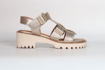 Sandales Femme Fugitive Boval Metal Or