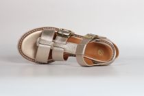 Sandales Femme Fugitive Boval Metal Or