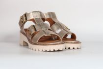 Sandales Femme Fugitive Boval Metal Or