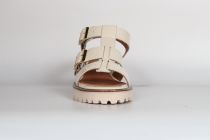 Sandales Femme Fugitive Boval Patent Blanc