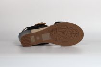 Sandales Femme Fugitive Iroma Chevre Velours Noir