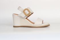 Sandales Femme Fugitive Iroma Foulon Blanc