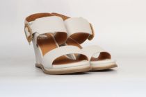 Sandales Femme Fugitive Iroma Foulon Blanc