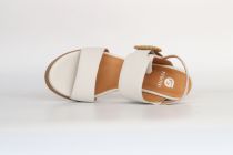 Sandales Femme Fugitive Iroma Foulon Blanc