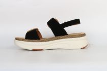 Sandales Femme Fugitive Modek Chevre velours noir