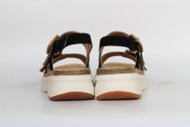 Sandales Femme Fugitive Modek Chevre velours noir