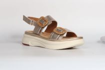 Sandales Femme Fugitive Modek Metal Gold
