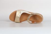 Sandales Femme Fugitive Nona Metal Or