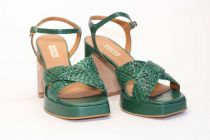 Sandales Femme Lara May 748 Belt 30 verde