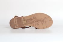 Sandales Femme Les Trop&eacute;ziennes Habby Cognac Or