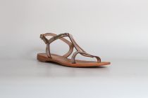 Sandales Femme Les Trop&eacute;ziennes Hamat Or Lezard
