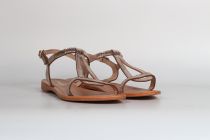 Sandales Femme Les Trop&eacute;ziennes Hamat Or Lezard