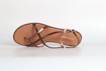 Sandales Femme Les Trop&eacute;ziennes Monagum Chocolat Multi