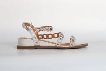 Sandales Femme Mamzelle Omega M&eacute;tal Silver