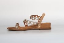 Sandales Femme Mamzelle Omega Velours Biscuit