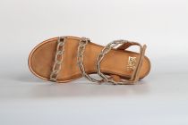 Sandales Femme Mamzelle Omega Velours Biscuit