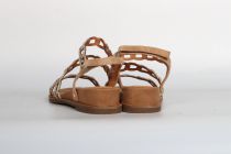 Sandales Femme Mamzelle Omega Velours Biscuit