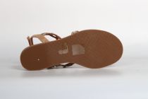 Sandales Femme Mamzelle Omega Velours Biscuit