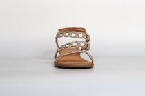 Sandales Femme Mamzelle Omega Velours Biscuit