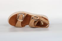 Sandales Femme Mamzelle Usifi Velours Biscuit