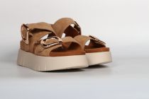 Sandales Femme Mamzelle Usifi Velours Biscuit