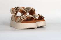 Sandales Femme Mamzelle Usufi M&eacute;tal Platine