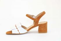 Sandales Femme Qootum 13770 Monaco Blanc