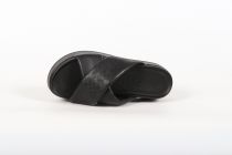 Sandales Mules Femme Elue Par Nous Lahavane Cuir Noir